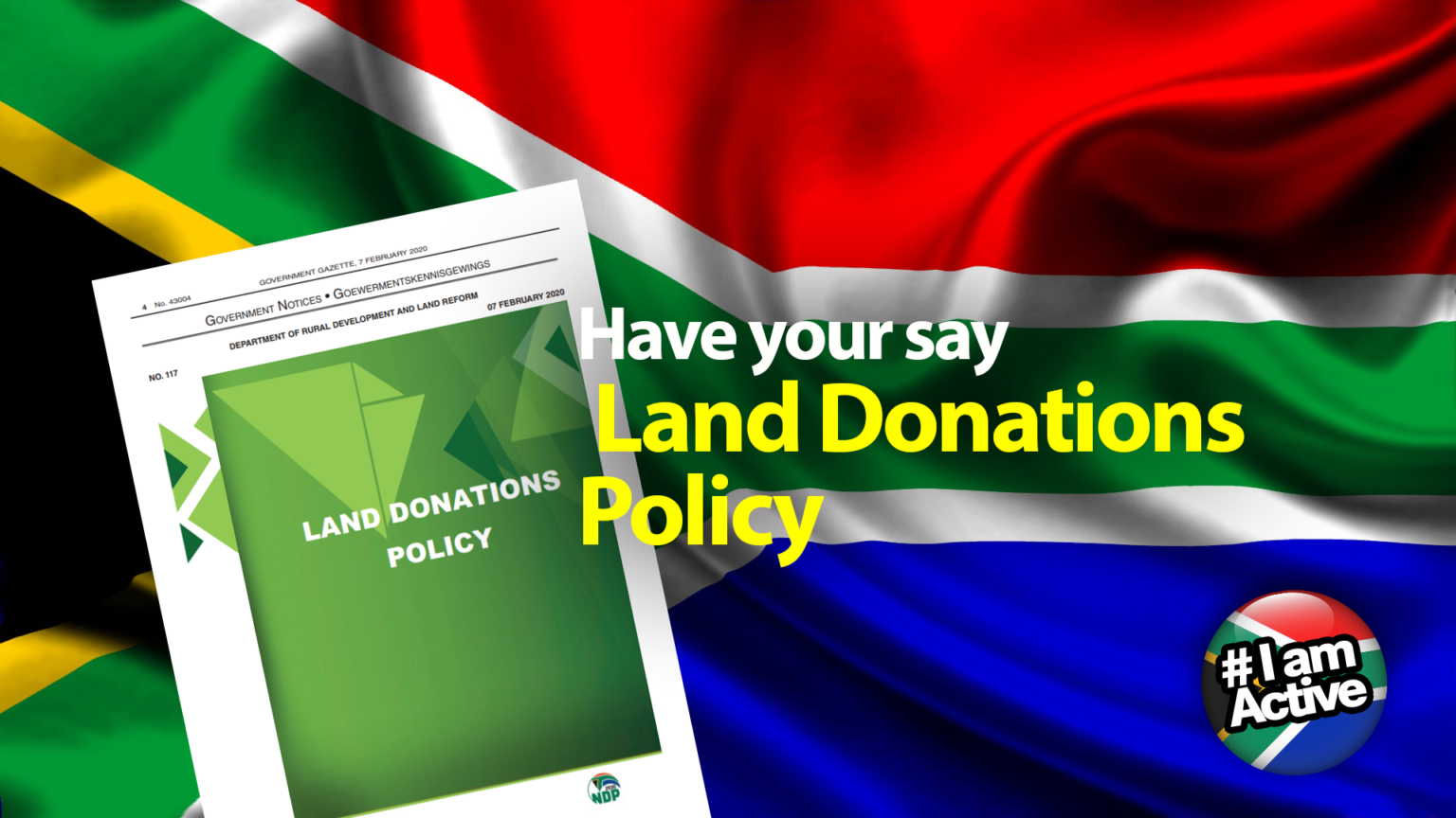 Land Donations Policy Dear South Africa