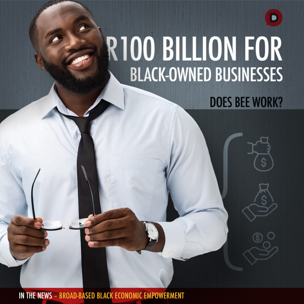 Government doubles down on plan to give black businesses R55 million every day for five years