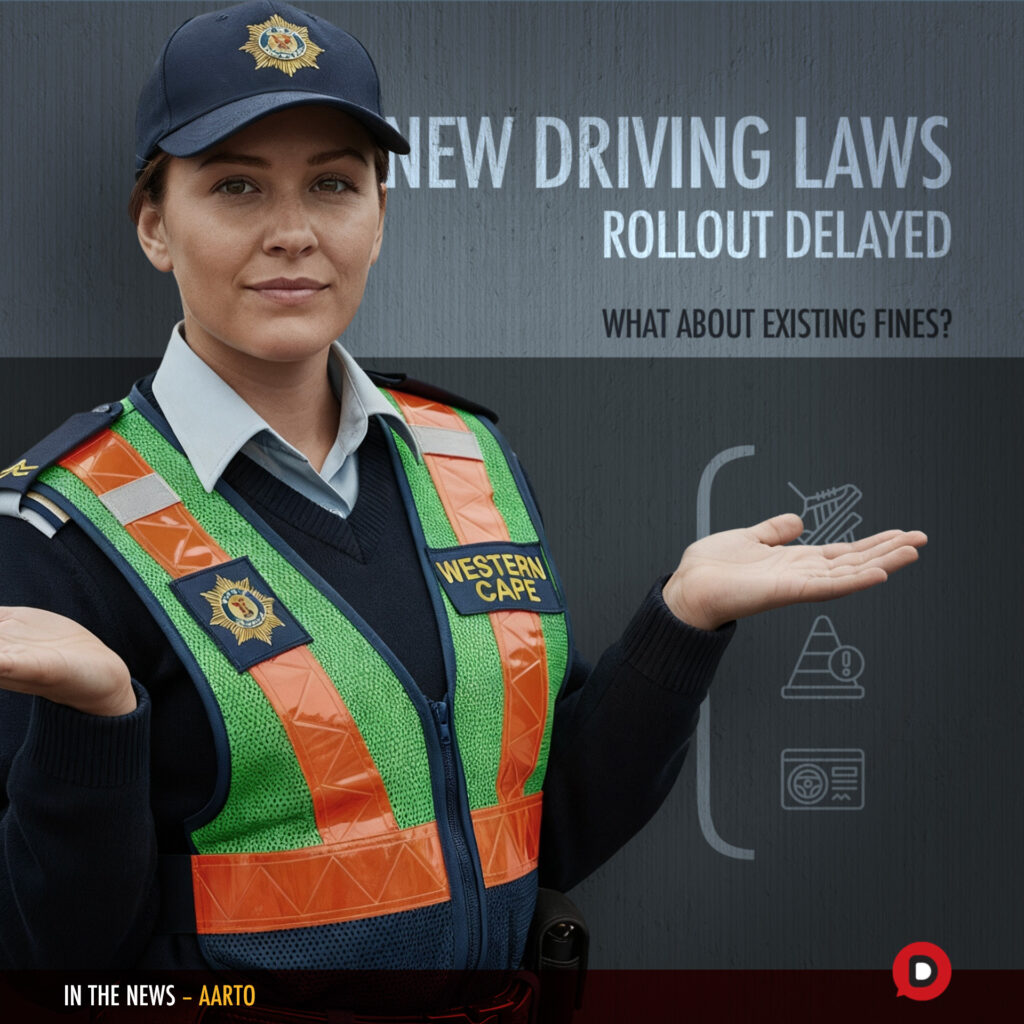 New driving laws for South Africa delayed