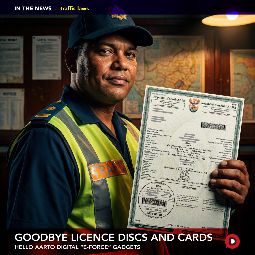 The Road Traffic Management Corporation of South Africa (RTMC) is planning to move away from physical vehicle licence discs towards an electronic disc regime relying on number plate recognition.