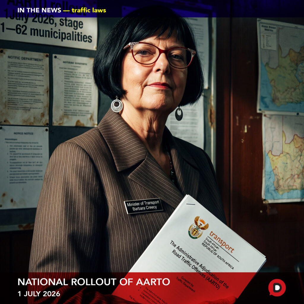 South Africa has less than a month to go until the Administrative Adjudication of Road Traffic Offences Act (AARTO) is introduced nationwide.