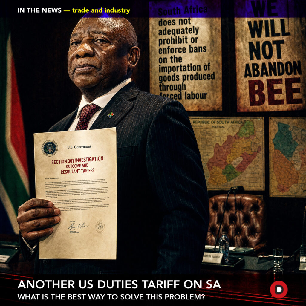 South Africa sends a message to the United States